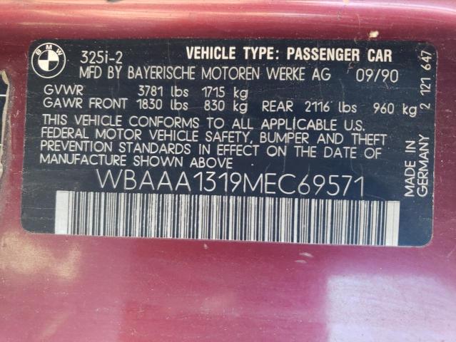 Photo 11 VIN: WBAAA1319MEC69571 - BMW 3 SERIES 