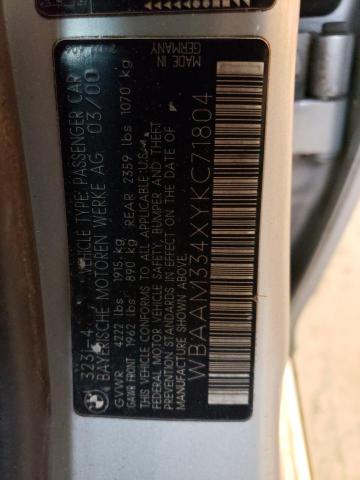 Photo 11 VIN: WBAAM334XYKC71804 - BMW 323 I 