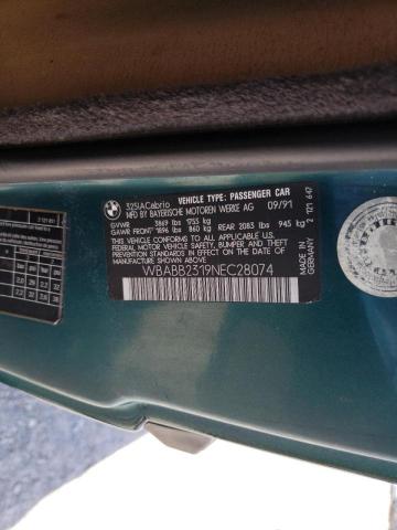 Photo 9 VIN: WBABB2319NEC28074 - BMW 325 IC AUT 