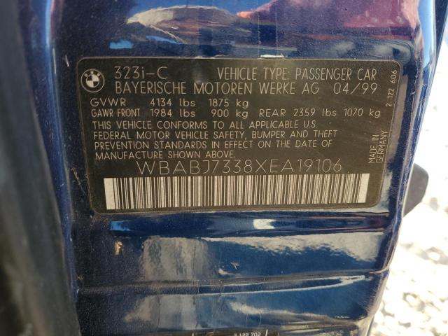 Photo 11 VIN: WBABJ7338XEA19106 - BMW 323 IC 