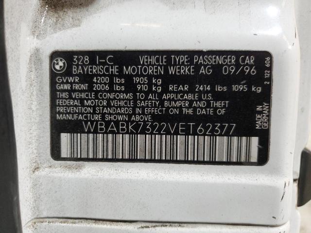 Photo 12 VIN: WBABK7322VET62377 - BMW 328 IC 