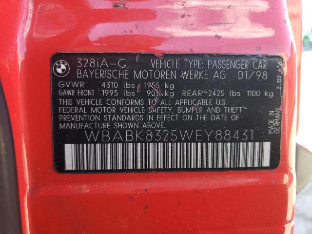 Photo 9 VIN: WBABK8325WEY88431 - BMW 328 IC AUT 