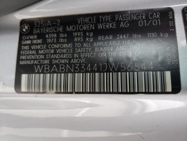 Photo 11 VIN: WBABN33441JW56544 - BMW 3 SERIES 