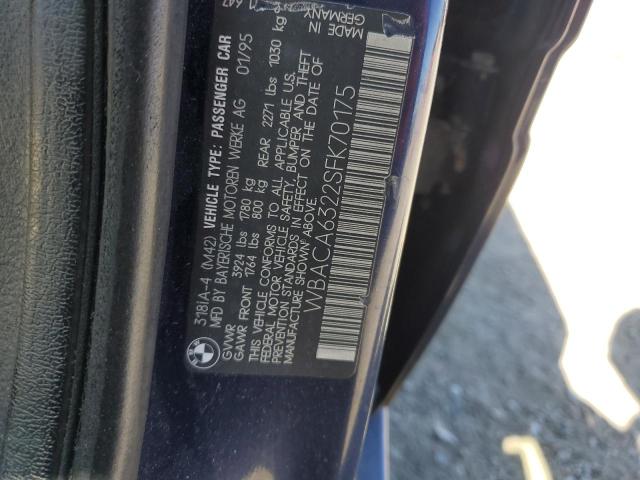 Photo 11 VIN: WBACA6322SFK70175 - BMW 3 SERIES 