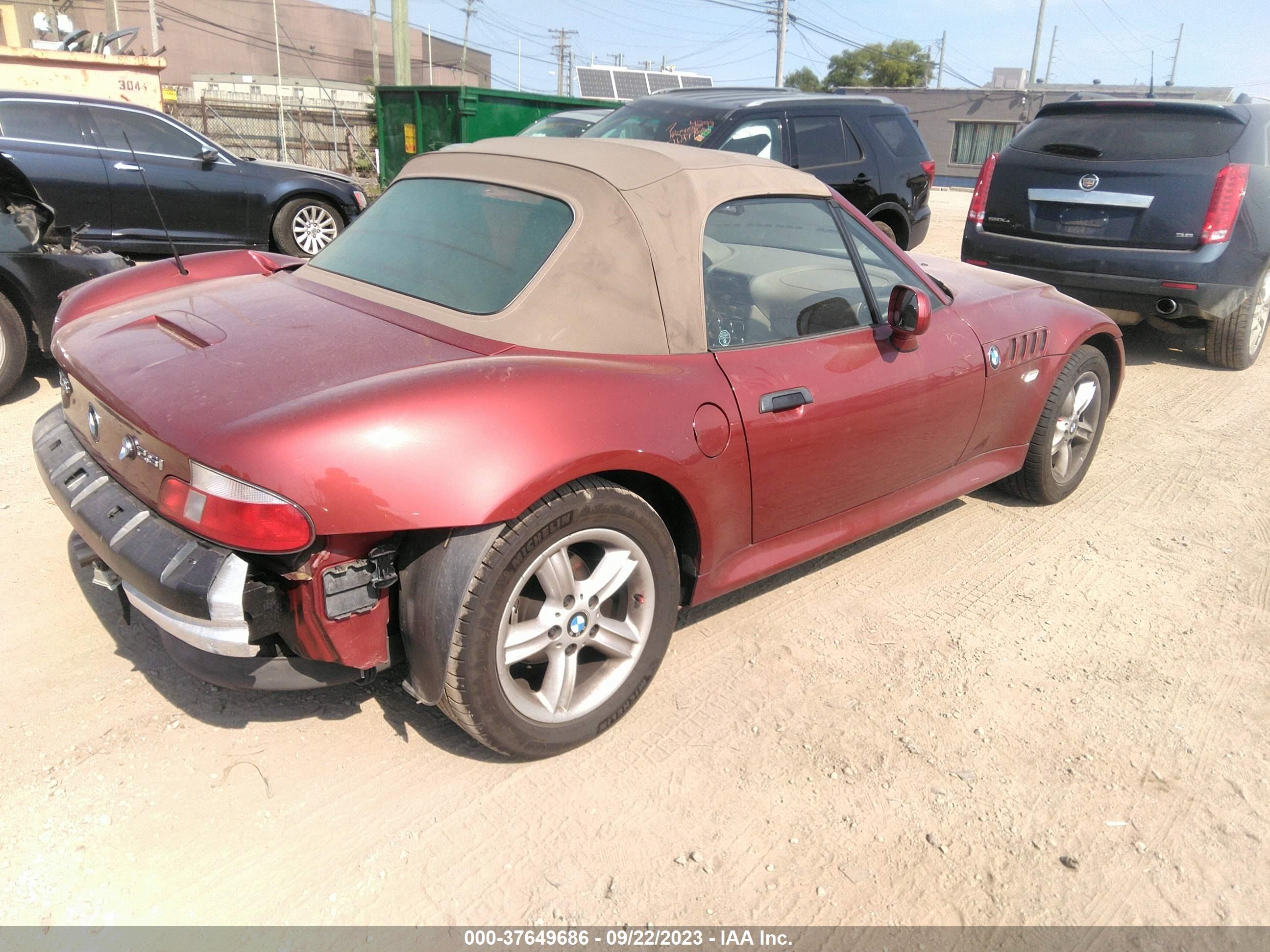 Photo 3 VIN: WBACN334X1LM02359 - BMW Z3 