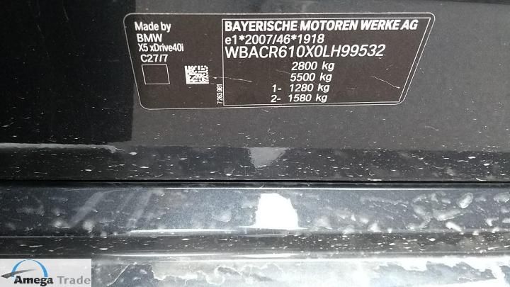 Photo 12 VIN: WBACR610X0LH99532 - BMW X5 XDRIVE40I 