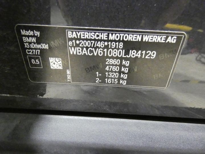 Photo 4 VIN: WBACV61080LJ84129 - BMW X5 