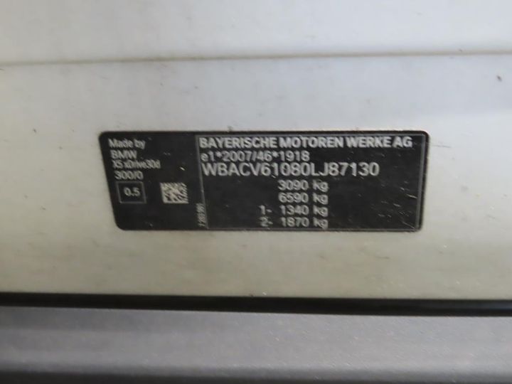 Photo 11 VIN: WBACV61080LJ87130 - BMW X5 