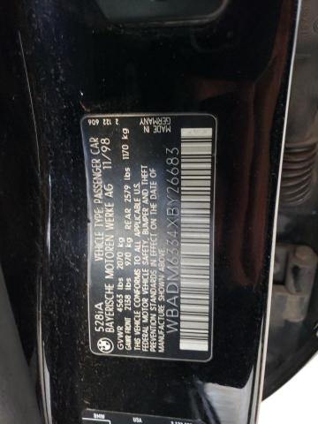 Photo 11 VIN: WBADM6334XBY26683 - BMW 528 I AUTO 