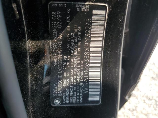 Photo 11 VIN: WBADM6338XBY32275 - BMW 528 I AUTO 