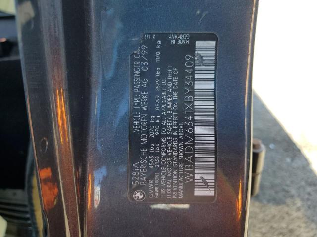 Photo 11 VIN: WBADM6341XBY34409 - BMW 528 I AUTO 