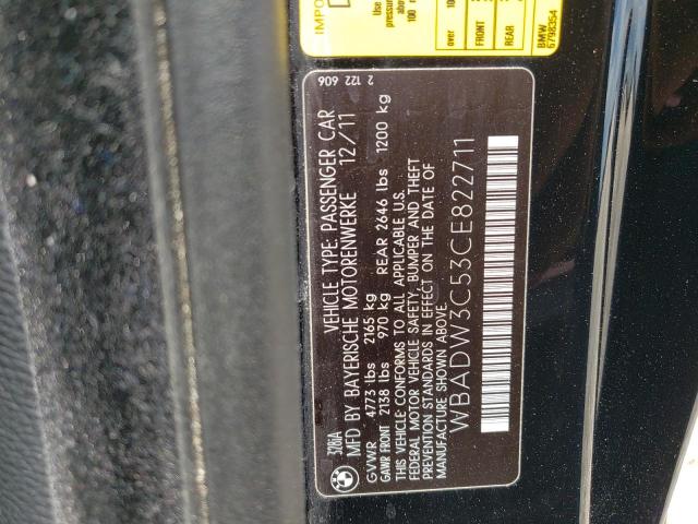 Photo 11 VIN: WBADW3C53CE822711 - BMW 3 SERIES 