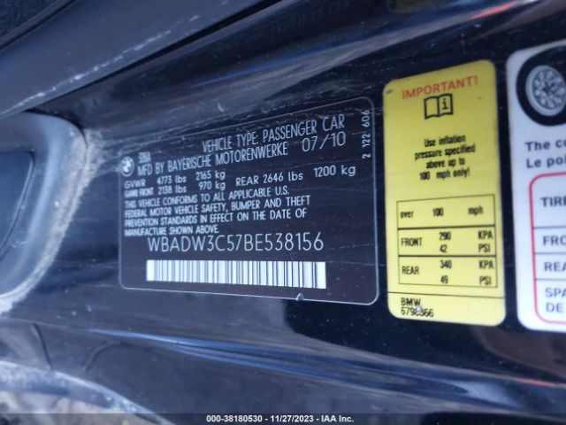 Photo 8 VIN: WBADW3C57BE538156 - BMW 328I 