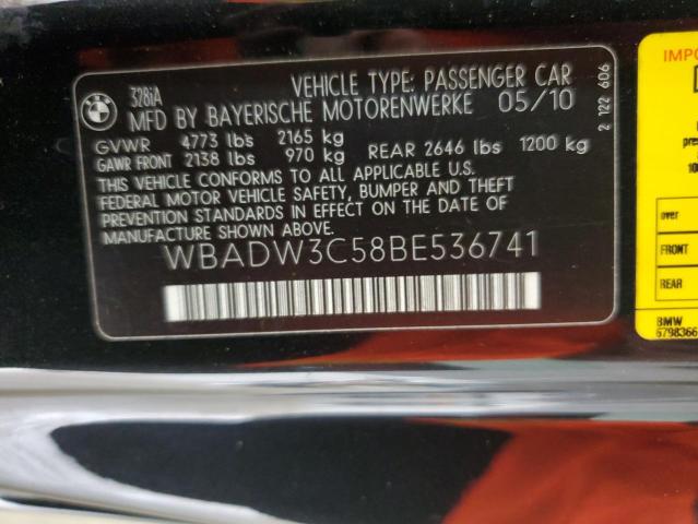 Photo 12 VIN: WBADW3C58BE536741 - BMW 328 I 