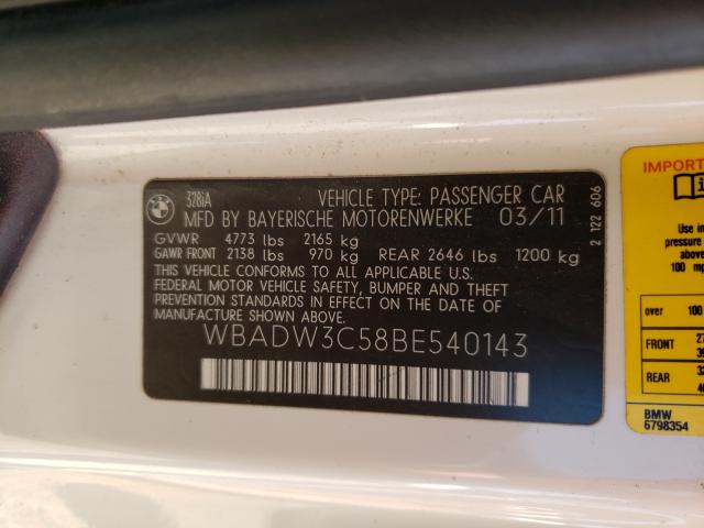 Photo 9 VIN: WBADW3C58BE540143 - BMW 328 I 