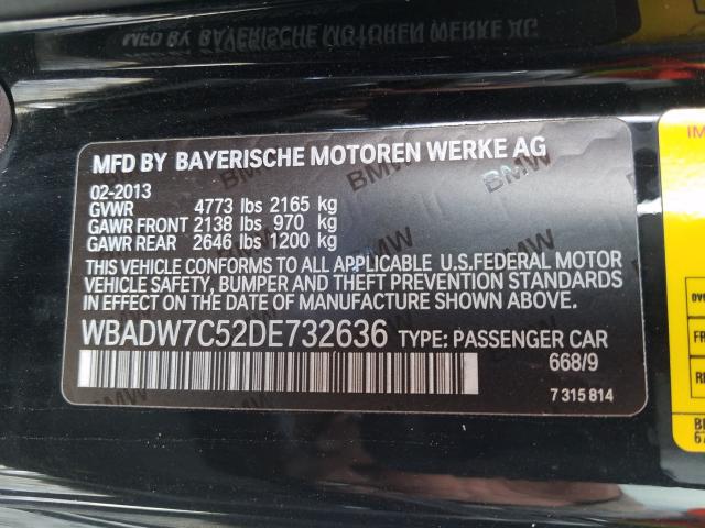 Photo 9 VIN: WBADW7C52DE732636 - BMW 328 I SULE 