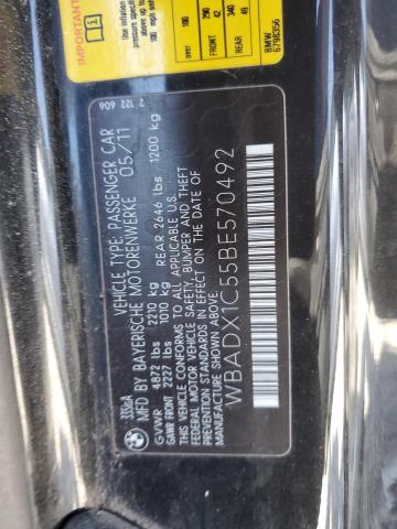 Photo 12 VIN: WBADX1C55BE570492 - BMW 3 SERIES 