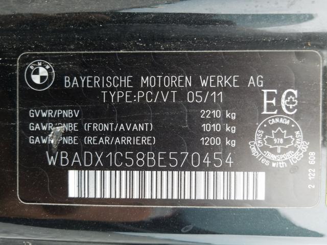 Photo 9 VIN: WBADX1C58BE570454 - BMW 335 IS 