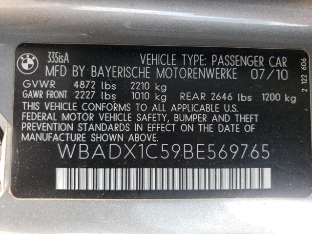 Photo 11 VIN: WBADX1C59BE569765 - BMW 335 IS 