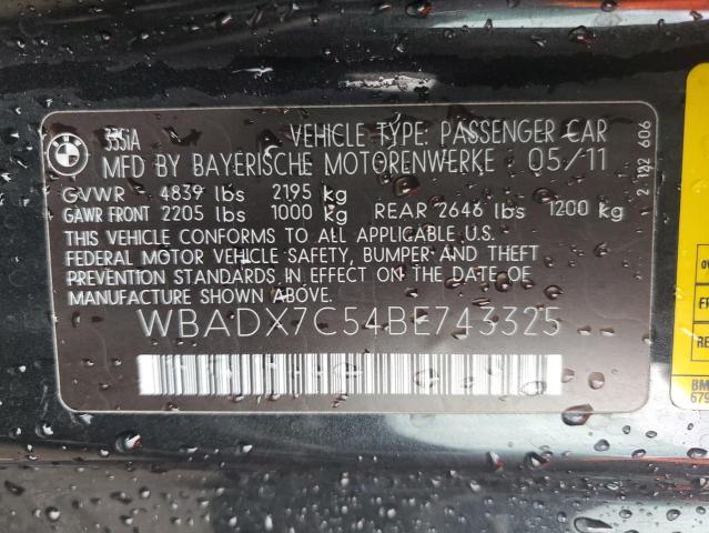 Photo 11 VIN: WBADX7C54BE743325 - BMW 335 I 