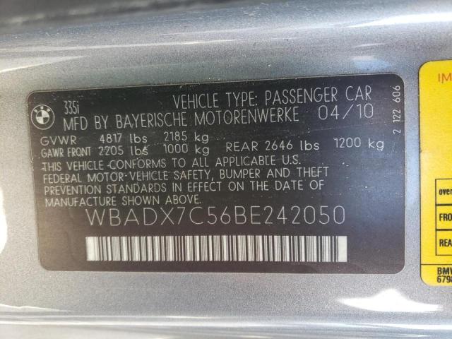 Photo 9 VIN: WBADX7C56BE242050 - BMW 335 I 