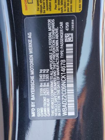 Photo 11 VIN: WBADZ2C09NCK14678 - BMW 840I 