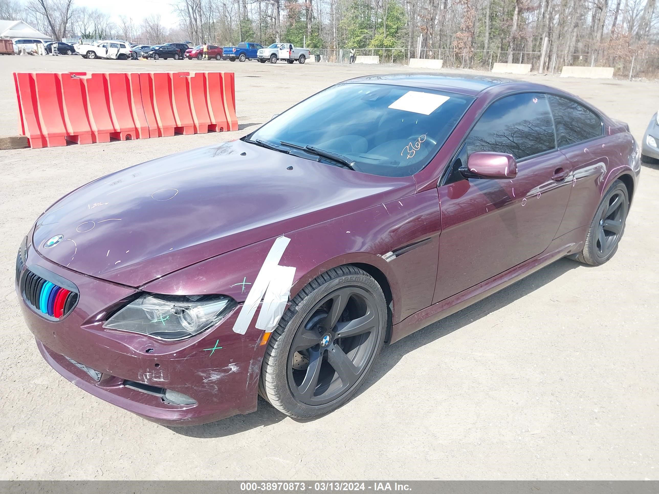 Photo 1 VIN: WBAEA53588CV91287 - BMW 6ER 