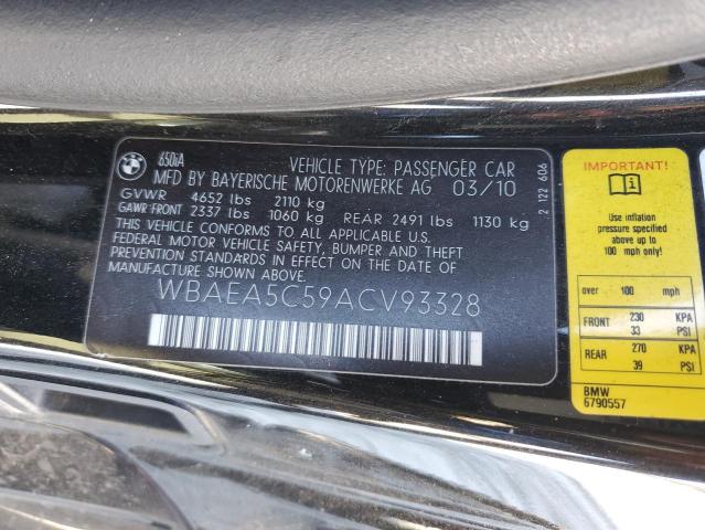 Photo 12 VIN: WBAEA5C59ACV93328 - BMW 6 SERIES 