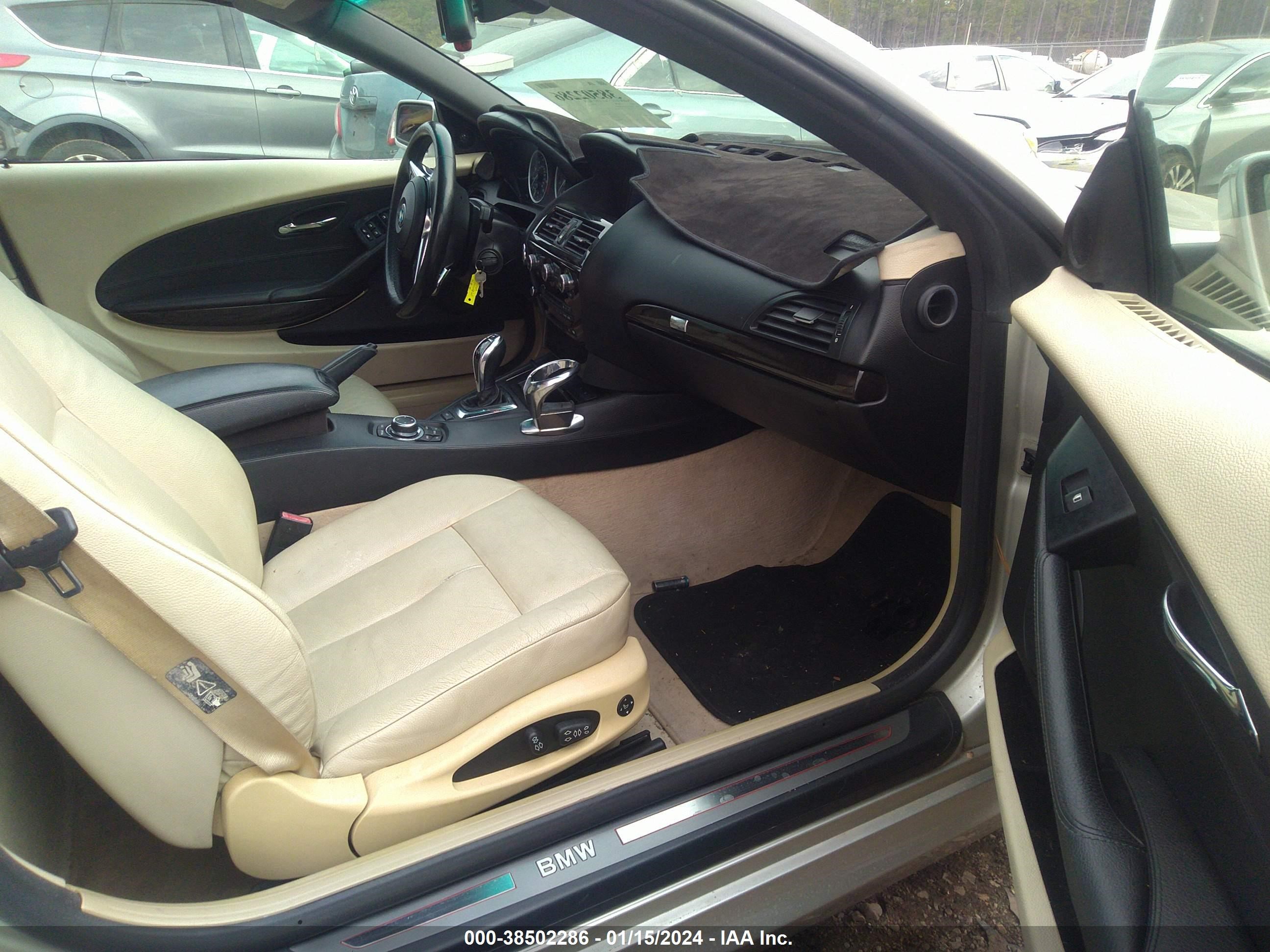 Photo 4 VIN: WBAEB53529CX64932 - BMW 6ER 