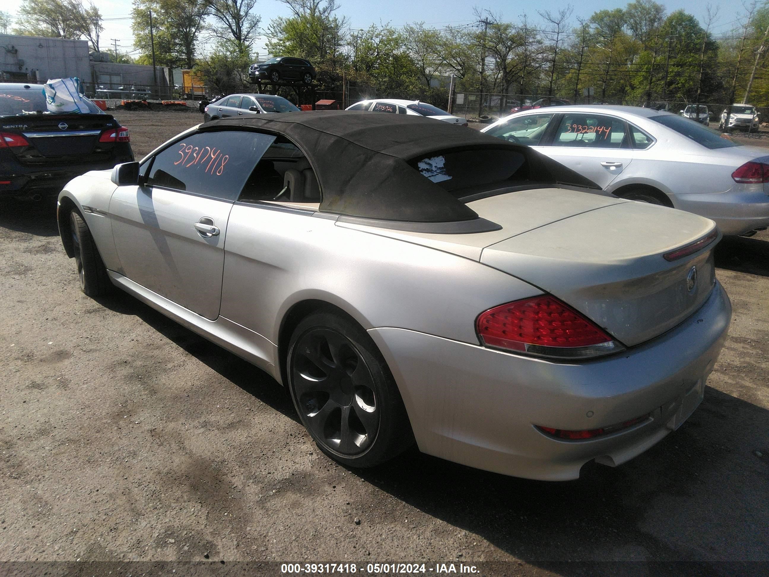 Photo 5 VIN: WBAEB53548CX60931 - BMW 6ER 