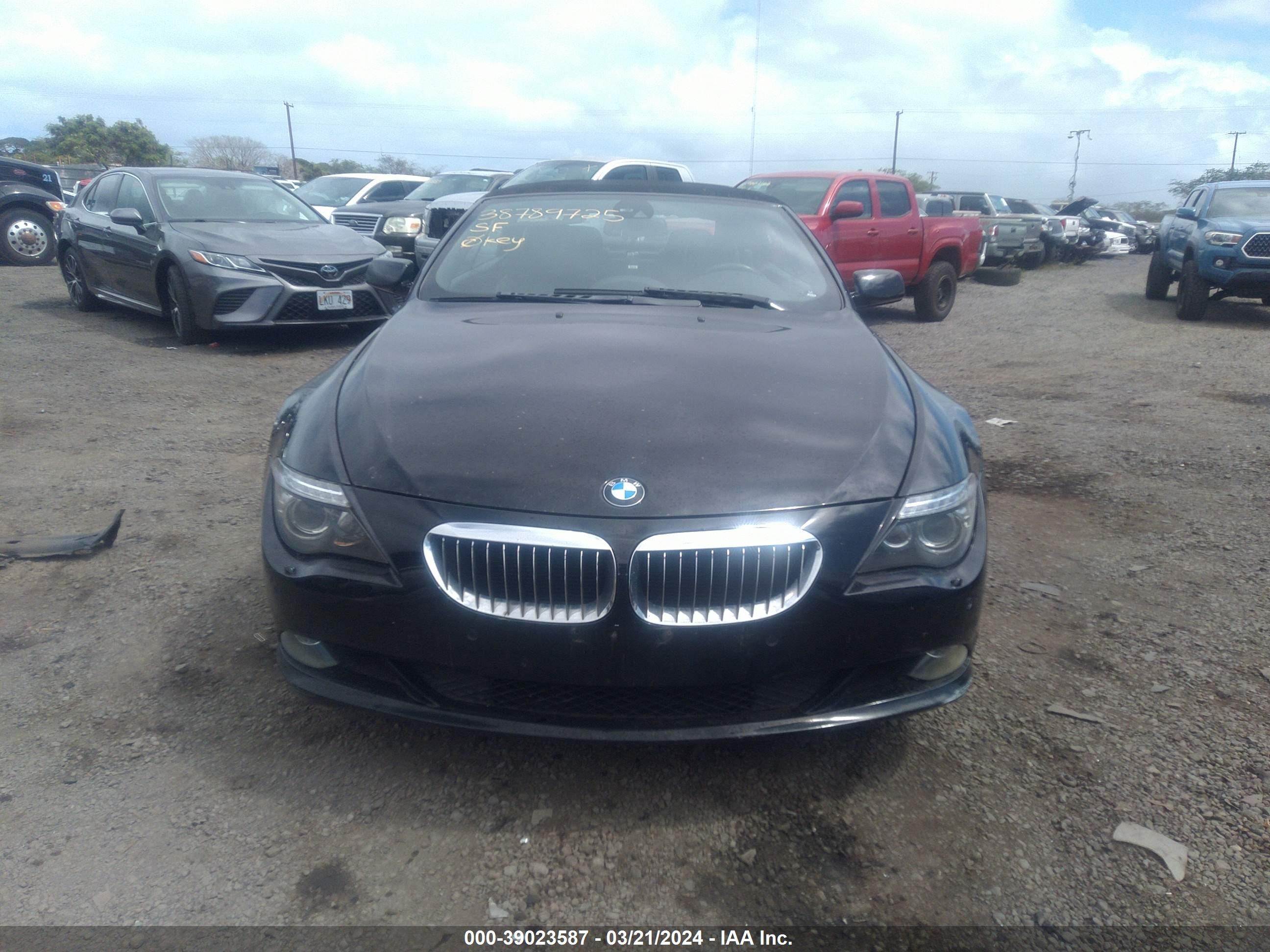 Photo 12 VIN: WBAEB53568CX61837 - BMW 6ER 