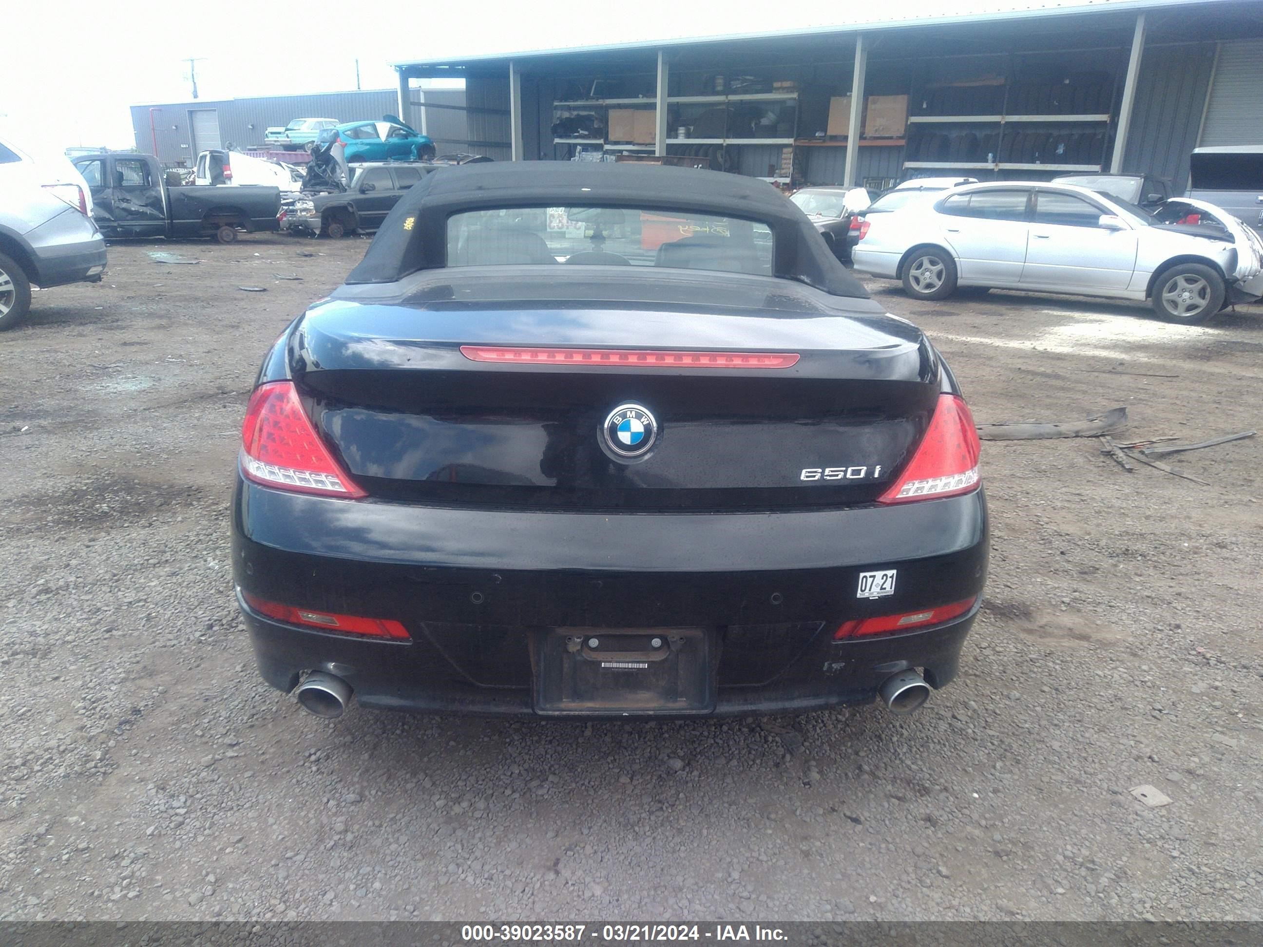 Photo 16 VIN: WBAEB53568CX61837 - BMW 6ER 