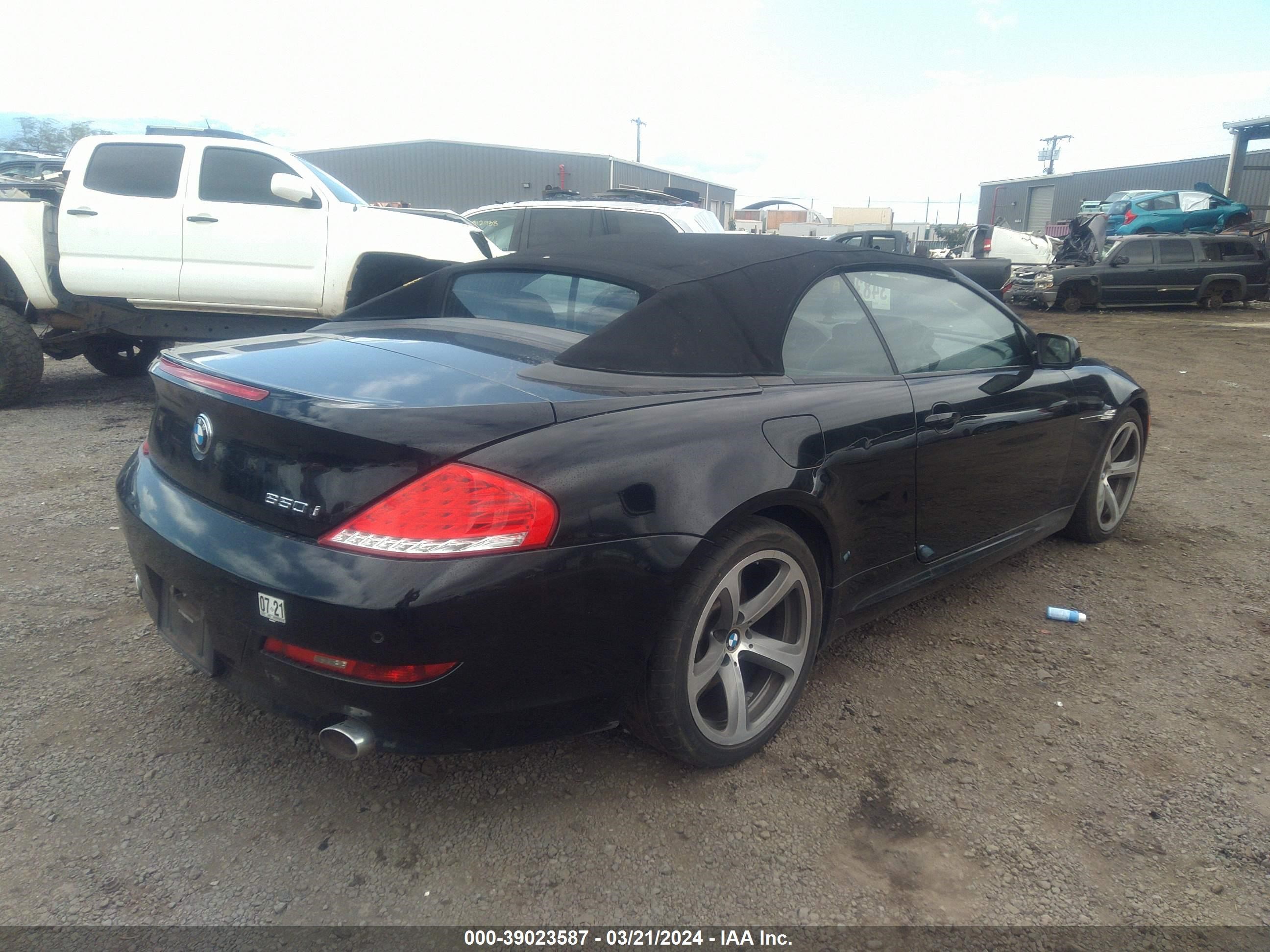 Photo 4 VIN: WBAEB53568CX61837 - BMW 6ER 