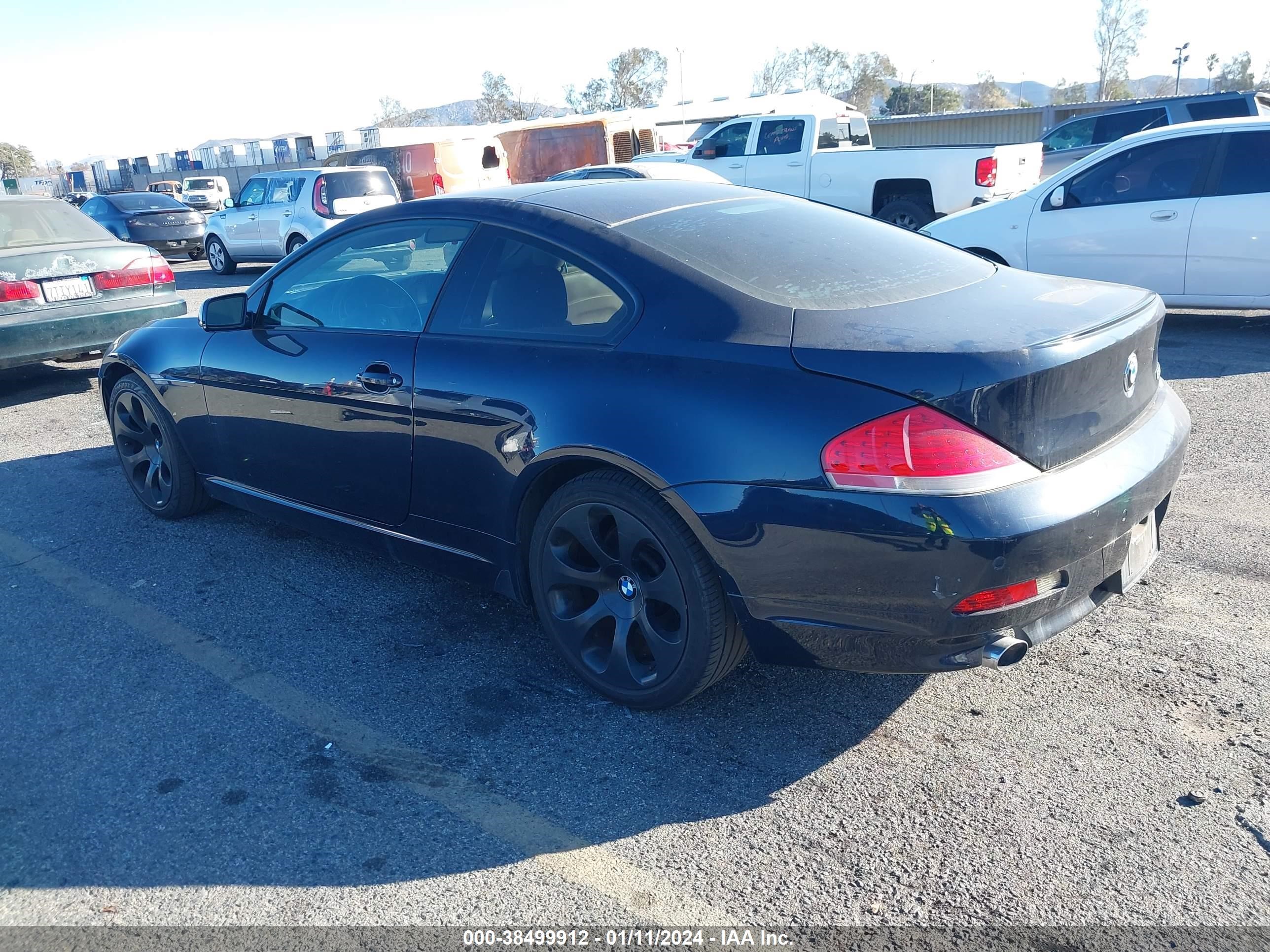 Photo 2 VIN: WBAEH13476CR49424 - BMW 6ER 