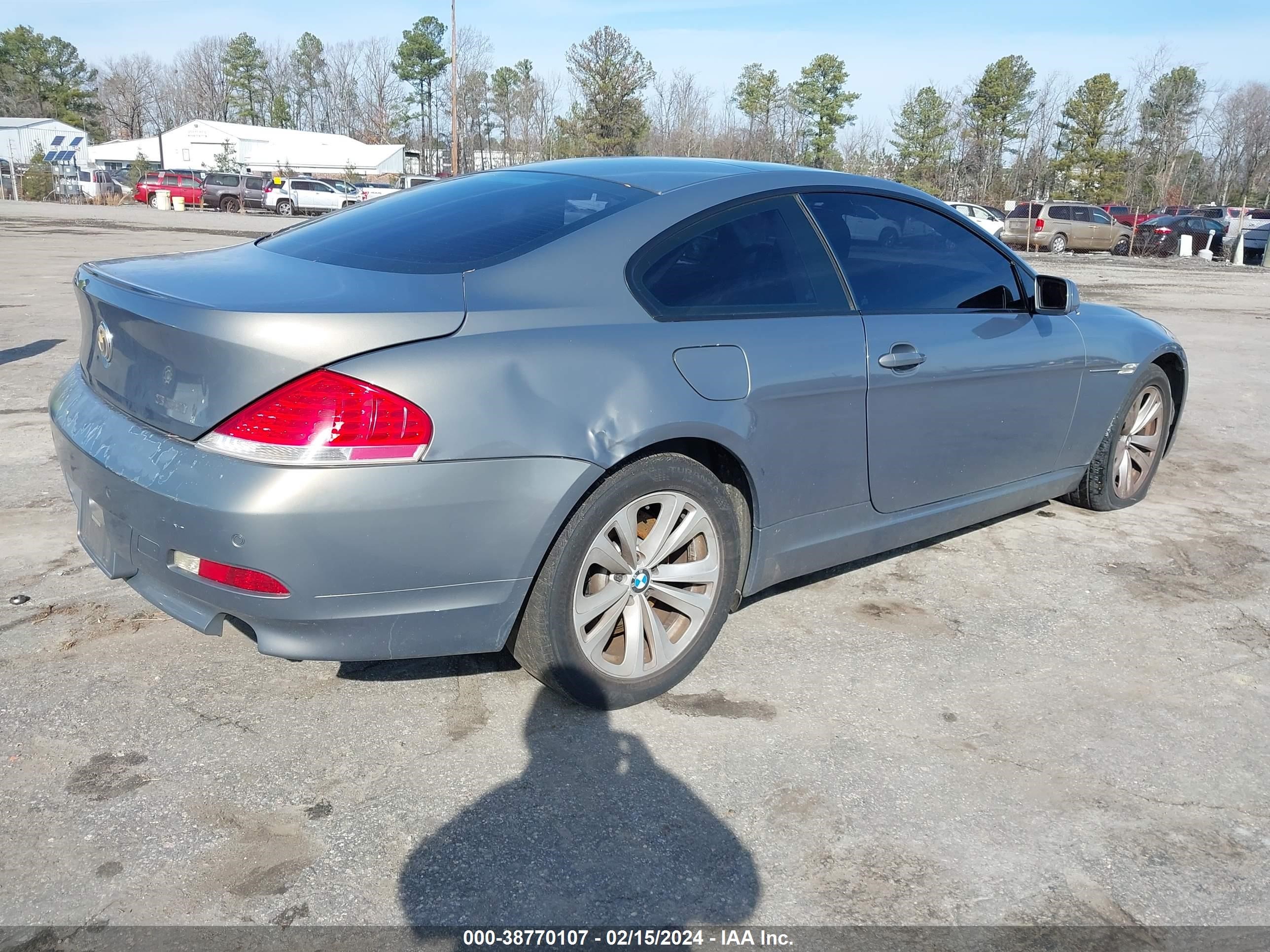 Photo 3 VIN: WBAEH13486CR50341 - BMW 6ER 