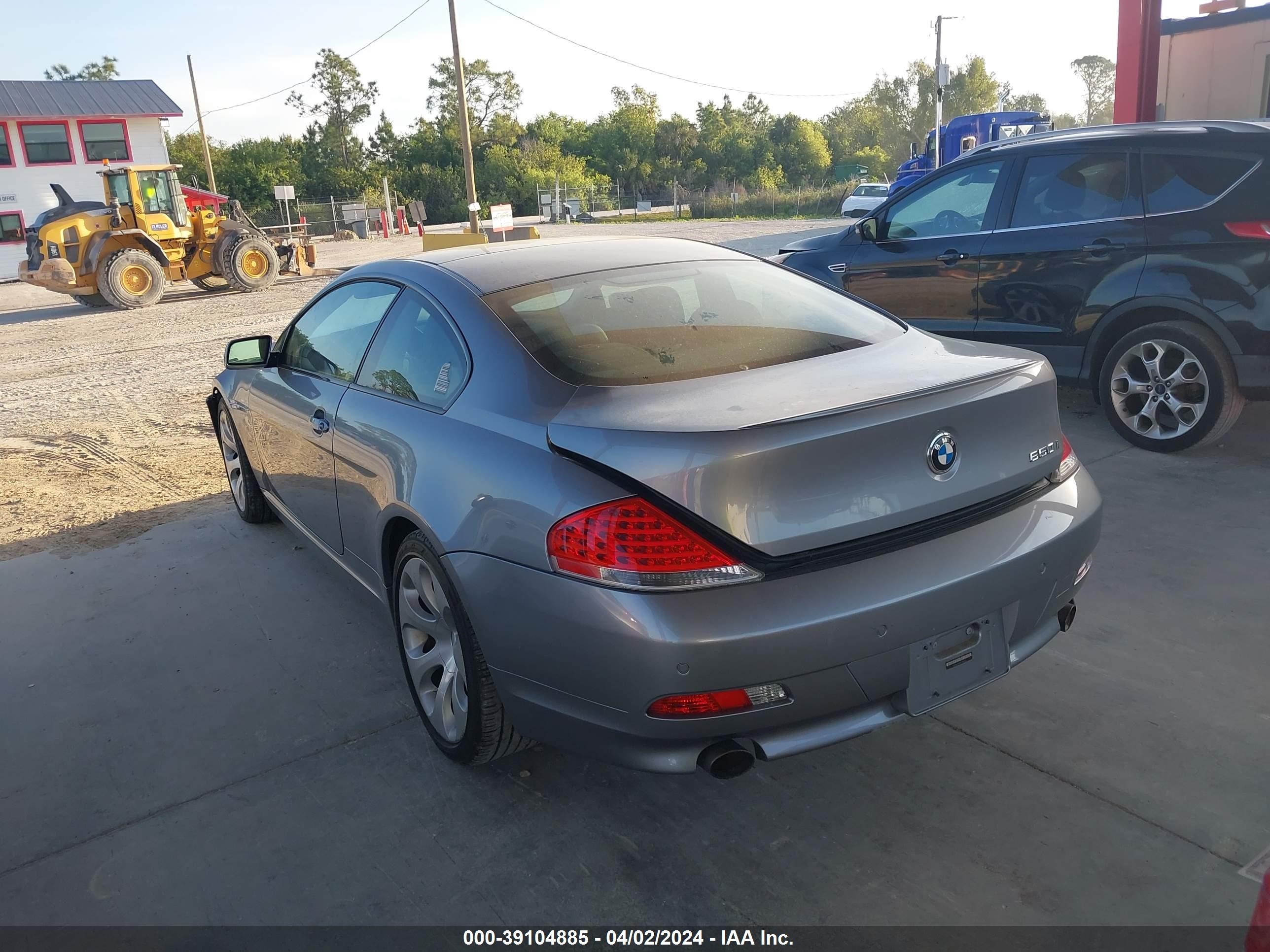 Photo 2 VIN: WBAEH13587CR51547 - BMW 6ER 