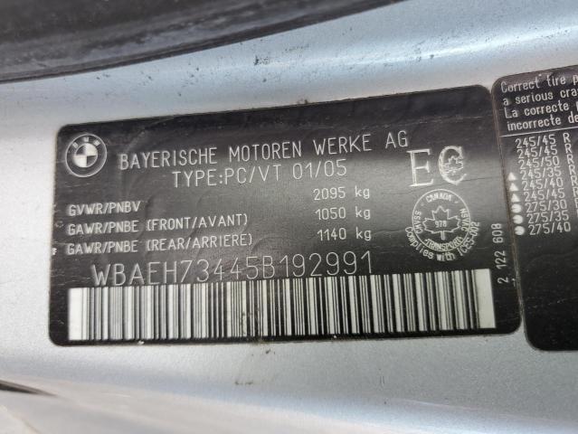 Photo 11 VIN: WBAEH73445B192991 - BMW 645 CI AUT 