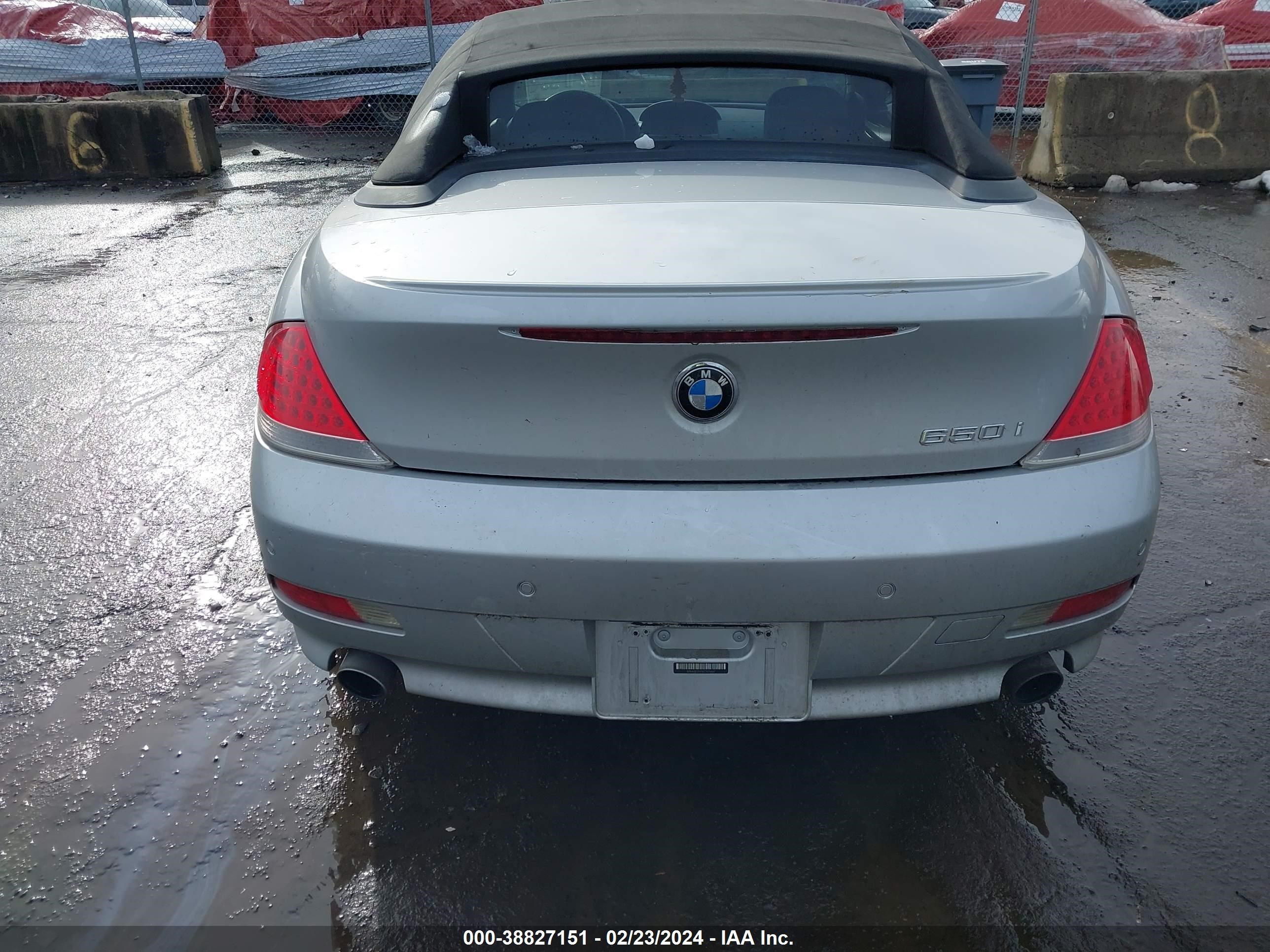 Photo 5 VIN: WBAEK13416CN75667 - BMW 6ER 