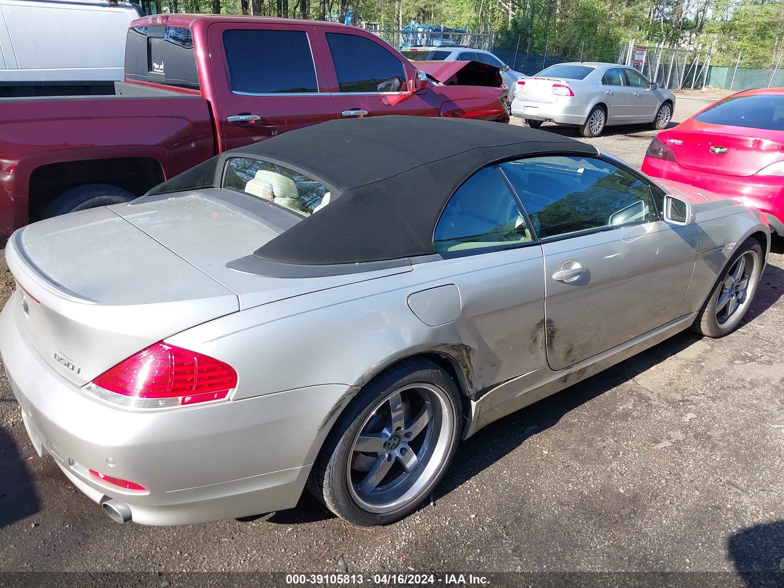 Photo 3 VIN: WBAEK13476CN77553 - BMW 6ER 