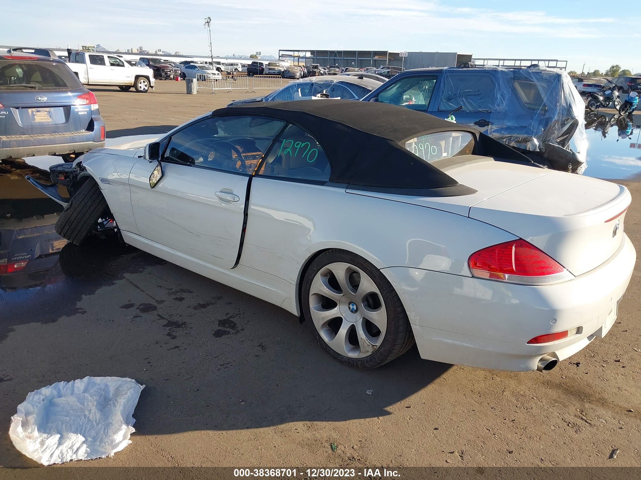 Photo 2 VIN: WBAEK13476CN78282 - BMW 6ER 