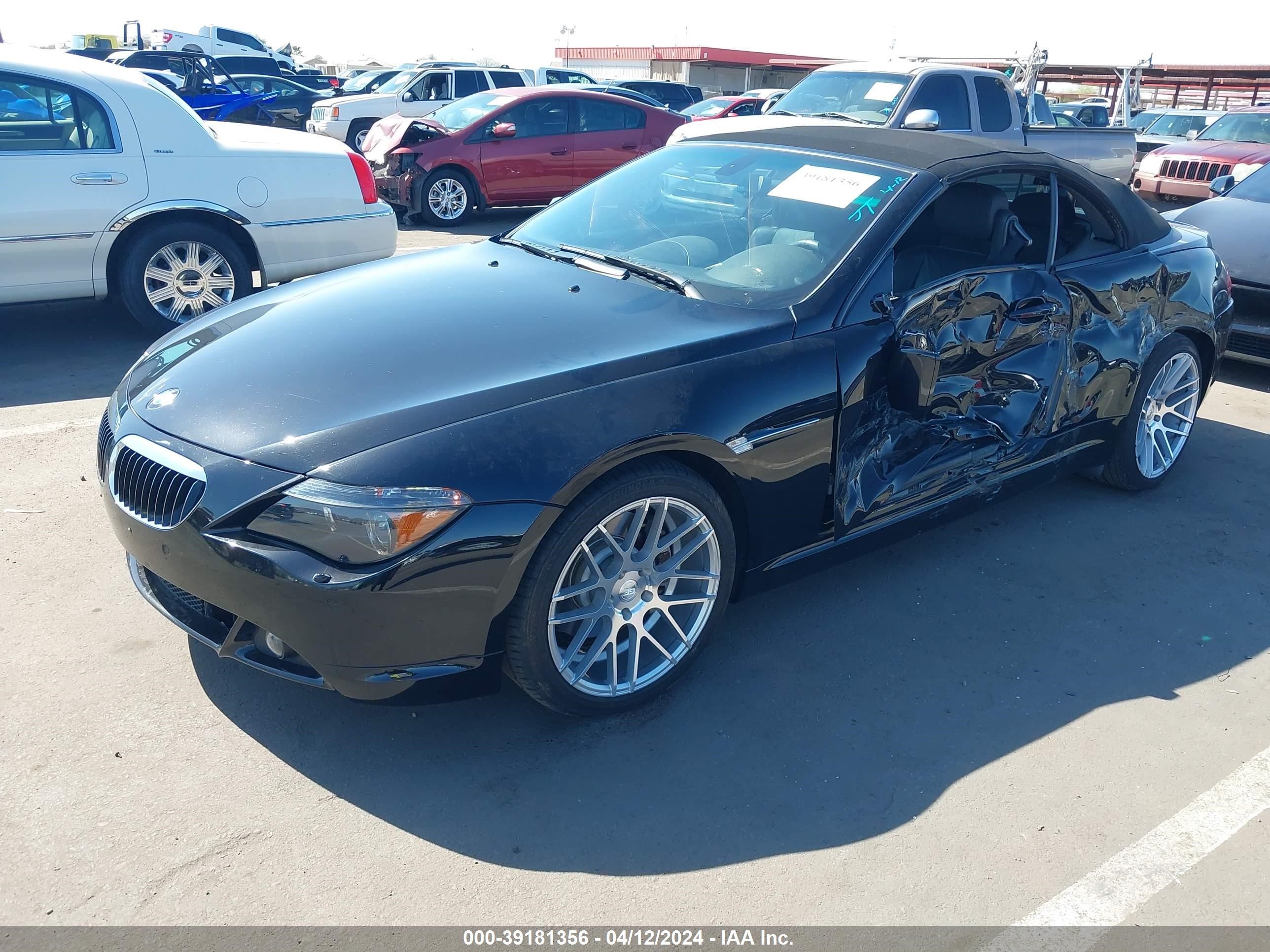 Photo 1 VIN: WBAEK13517CN80393 - BMW 6ER 