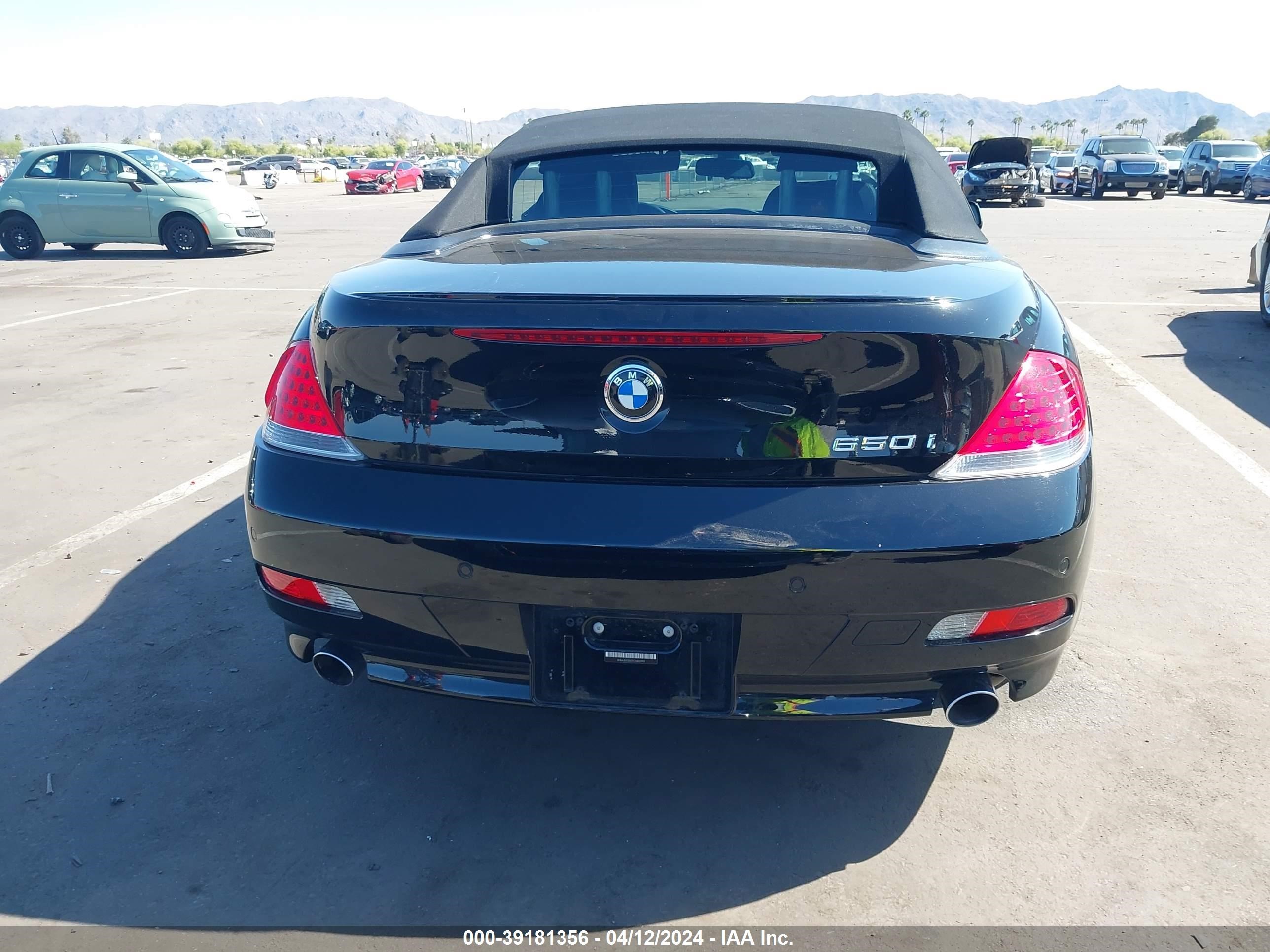 Photo 15 VIN: WBAEK13517CN80393 - BMW 6ER 