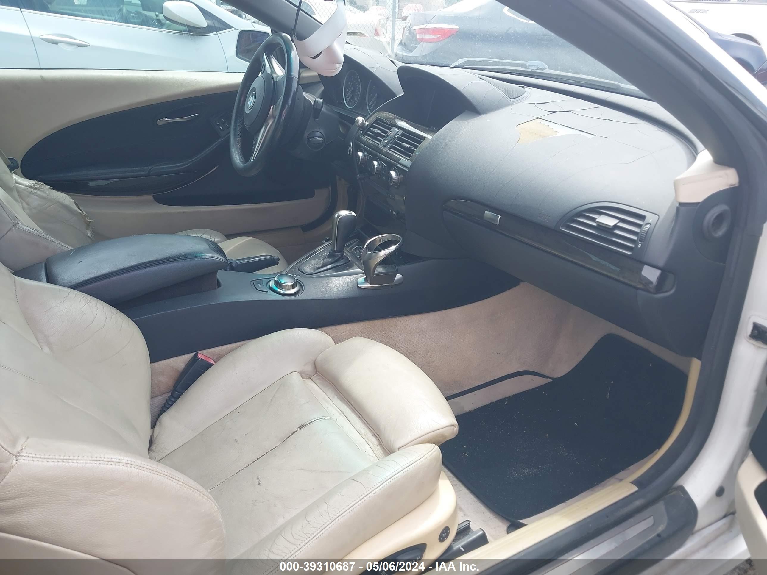 Photo 4 VIN: WBAEK13537CN82842 - BMW 6ER 