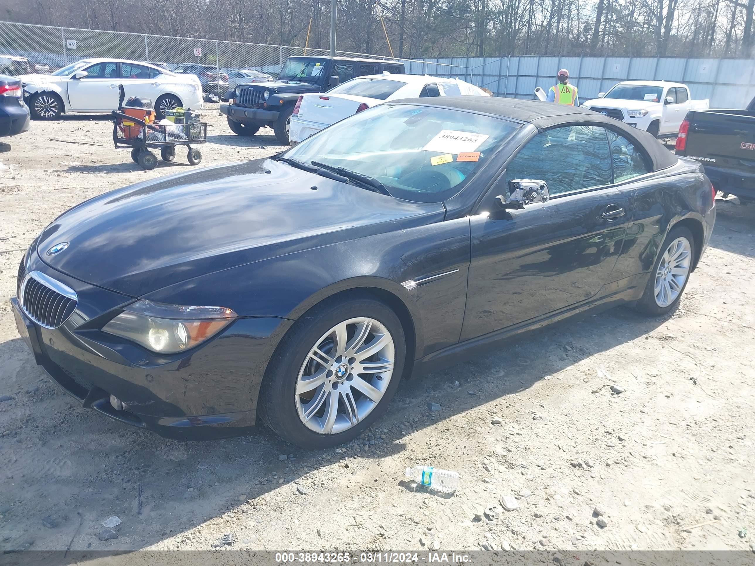 Photo 1 VIN: WBAEK13557CN81322 - BMW 6ER 