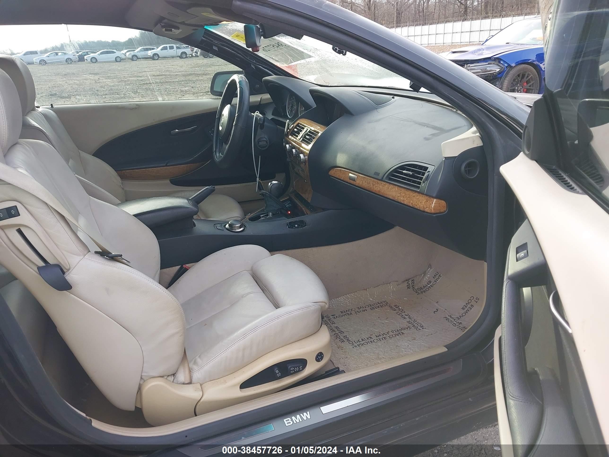 Photo 4 VIN: WBAEK13587CN81380 - BMW 6ER 