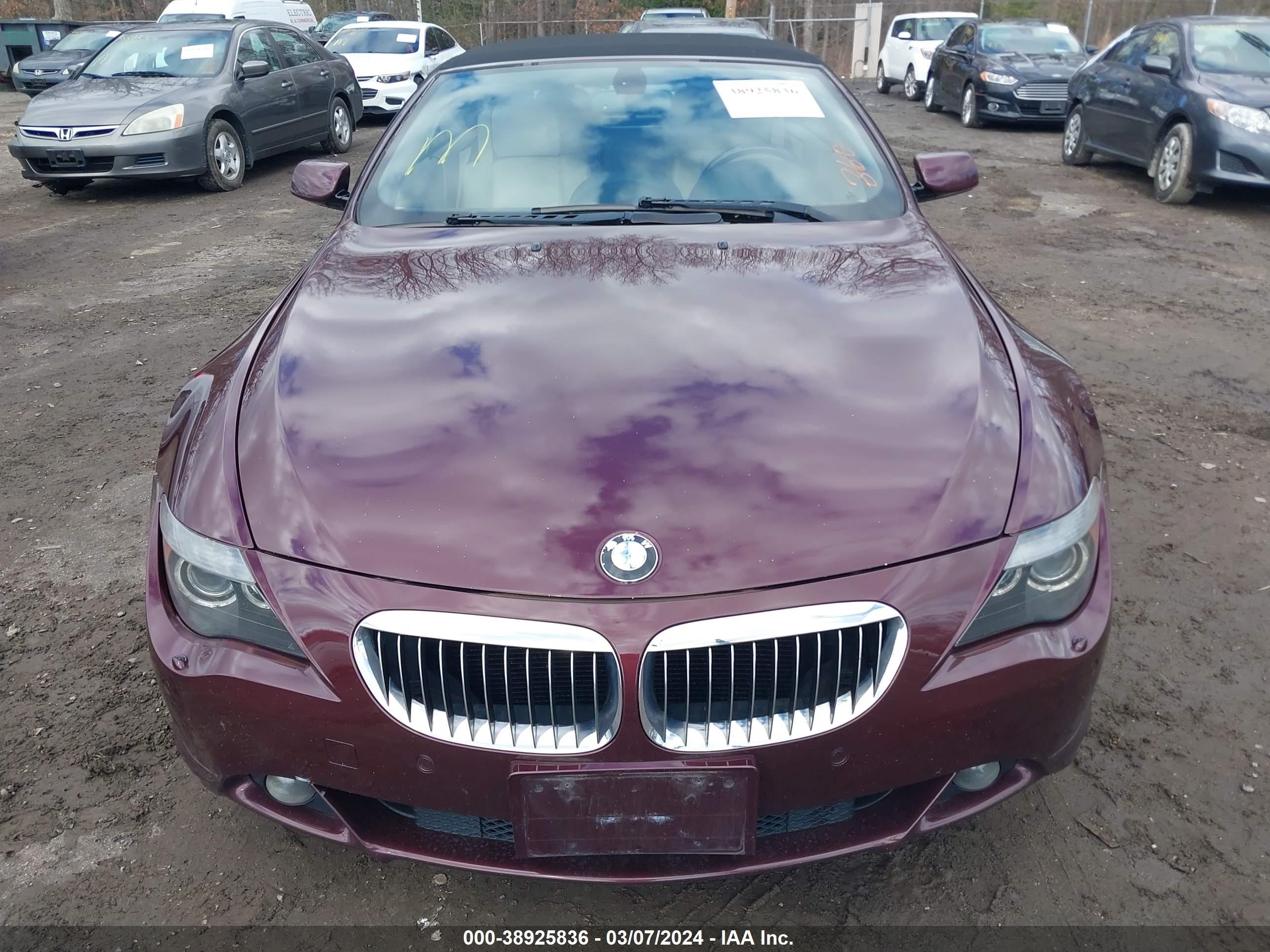 Photo 5 VIN: WBAEK13587CN84120 - BMW 6ER 