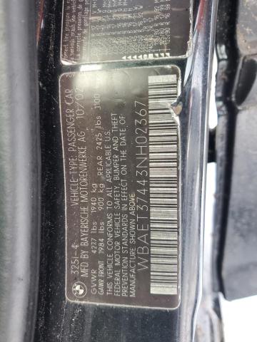 Photo 12 VIN: WBAET37443NH02367 - BMW 325 I 