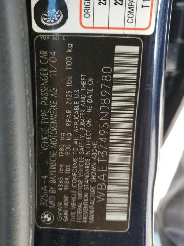 Photo 11 VIN: WBAET37495NJ89780 - BMW 325 I 