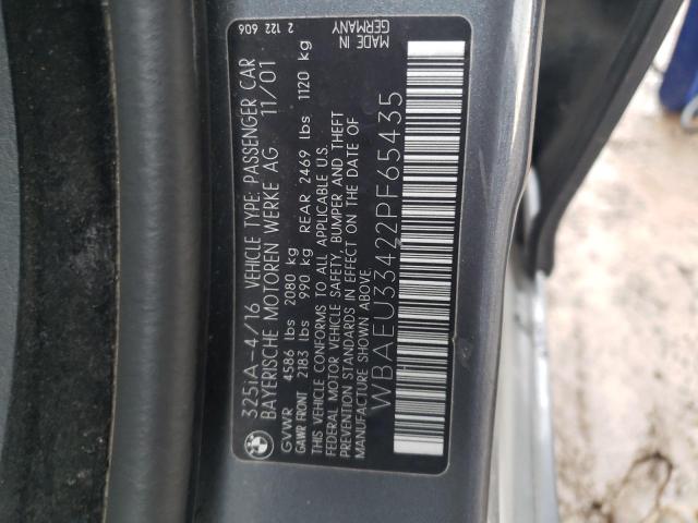 Photo 11 VIN: WBAEU33422PF65435 - BMW 3 SERIES 