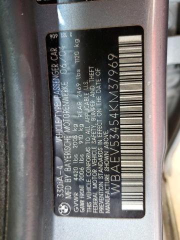 Photo 11 VIN: WBAEV53454KM37969 - BMW 330 I 